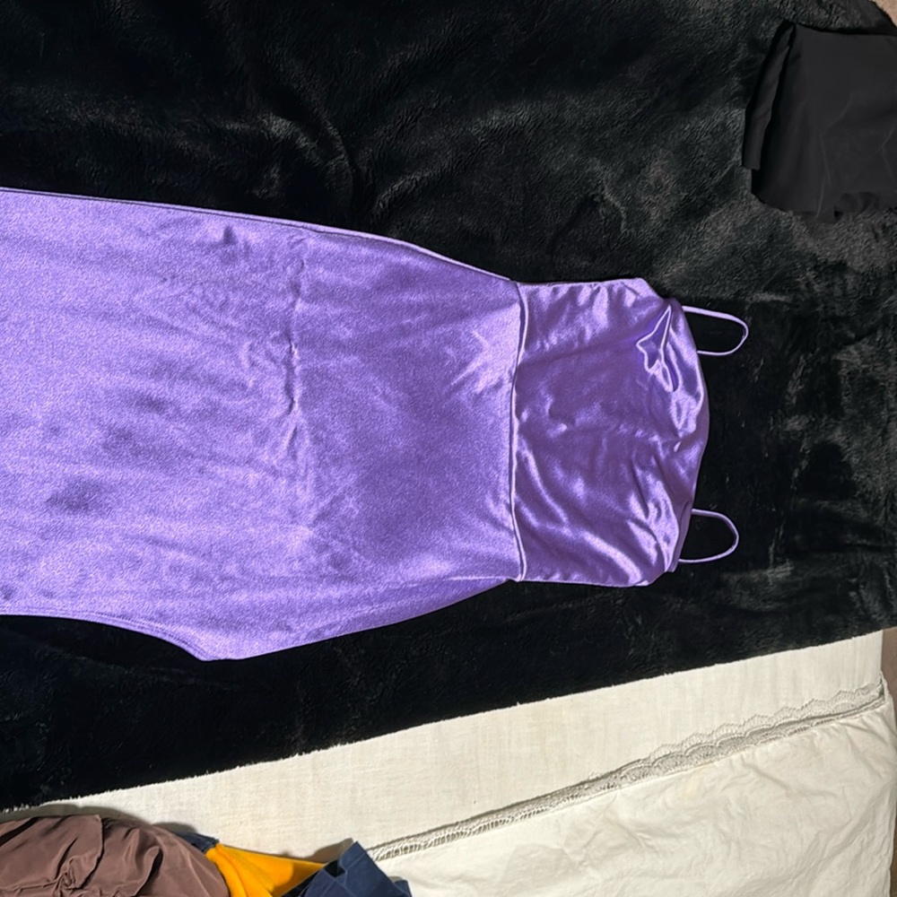 purple dress